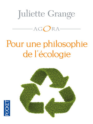 cover image of Pour une philosophie de l'écologie
